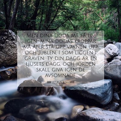 Jesaja 26:19 SV1917 Bild av bibelvers