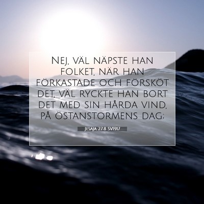 Jesaja 27:8 SV1917 Bild av bibelvers