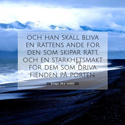Jesaja 28:6 SV1917 Bild av bibelvers