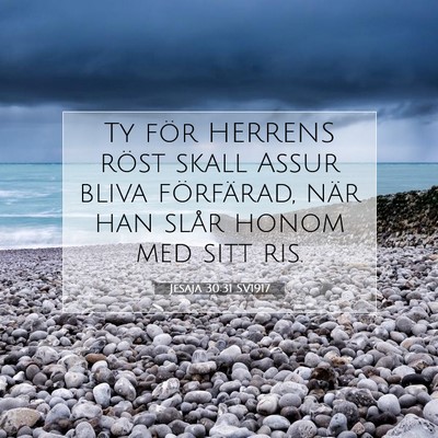 Jesaja 30:31 Bibelvers Förklarad
