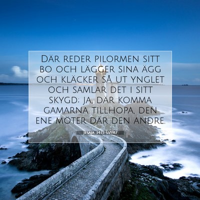 Jesaja 34:15 Bibelvers Förklarad
