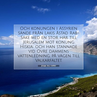 Jesaja 36:2 Bibelvers Förklarad