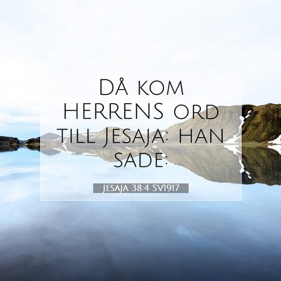 Jesaja 38:4 Bibelvers Förklarad