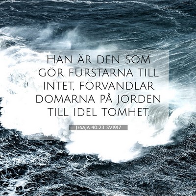 Jesaja 40:23 Bibelvers Förklarad