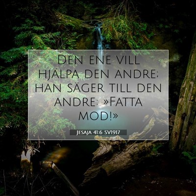 Jesaja 41:6 SV1917 Bild av bibelvers