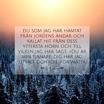 Jesaja 41:9 Bibelvers Förklarad
