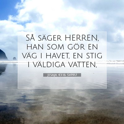 Jesaja 43:16 Bibelvers Förklarad
