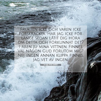 Jesaja 44:8 SV1917 Bild av bibelvers