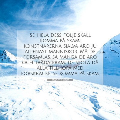 Jesaja 44:11 Bibelvers Förklarad