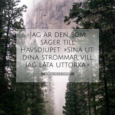 Jesaja 44:27 SV1917 Bild av bibelvers