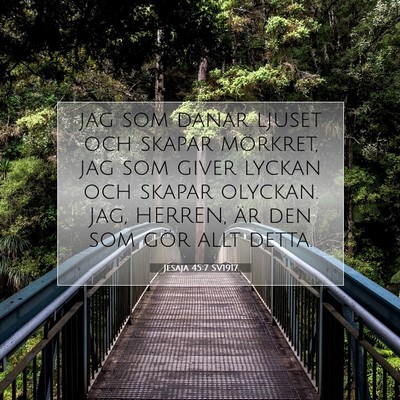 Jesaja 45:7 SV1917 Bild av bibelvers