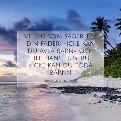Jesaja 45:10 Bibelvers Förklarad