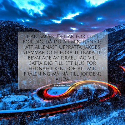 Jesaja 49:6 SV1917 Bild av bibelvers