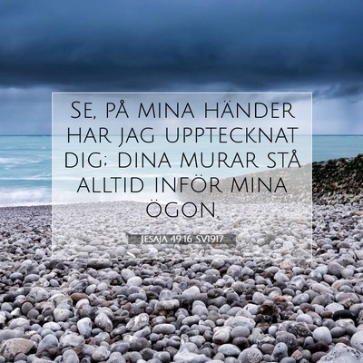 Jesaja 49:16 Bibelvers Förklarad
