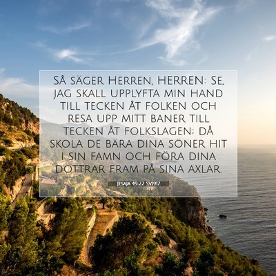Jesaja 49:22 SV1917 Bild av bibelvers
