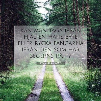 Jesaja 49:24 Bibelvers Förklarad