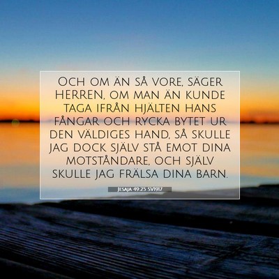 Jesaja 49:25 SV1917 Bild av bibelvers