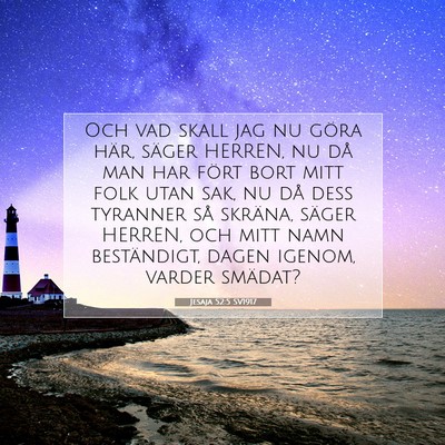 Jesaja 52:5 SV1917 Bild av bibelvers