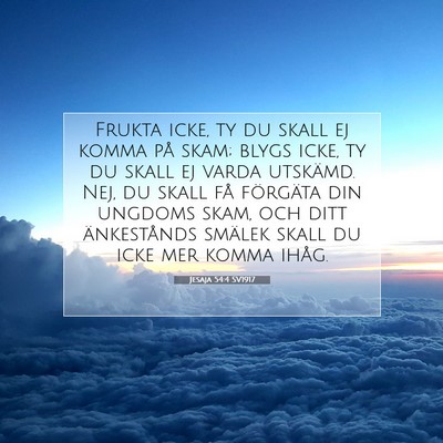 Jesaja 54:4 SV1917 Bild av bibelvers
