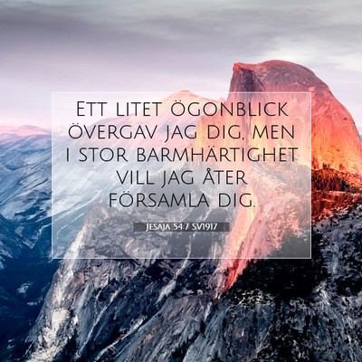 Jesaja 54:7 SV1917 Bild av bibelvers