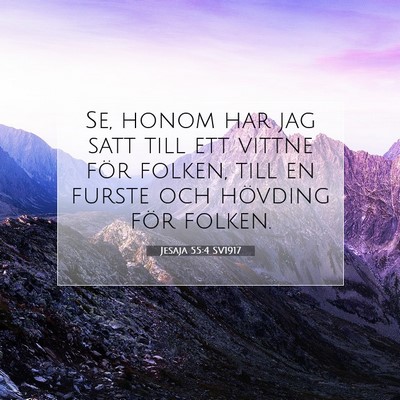 Jesaja 55:4 SV1917 Bild av bibelvers