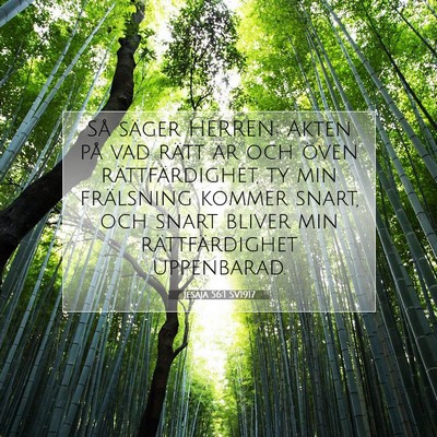 Jesaja 56:1 SV1917 Bild av bibelvers