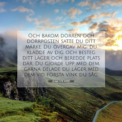 Jesaja 57:8 Bibelvers Förklarad