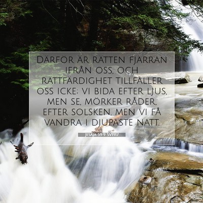 Jesaja 59:9 SV1917 Bild av bibelvers