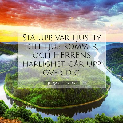 Jesaja 60:1 SV1917 Bild av bibelvers