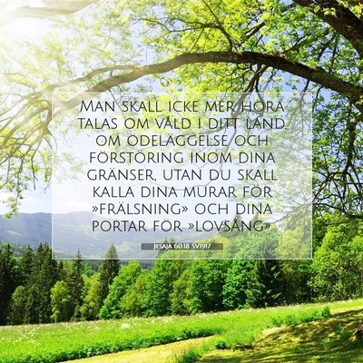 Jesaja 60:18 SV1917 Bild av bibelvers