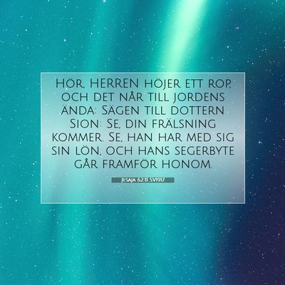 Jesaja 62:11 SV1917 Bild av bibelvers