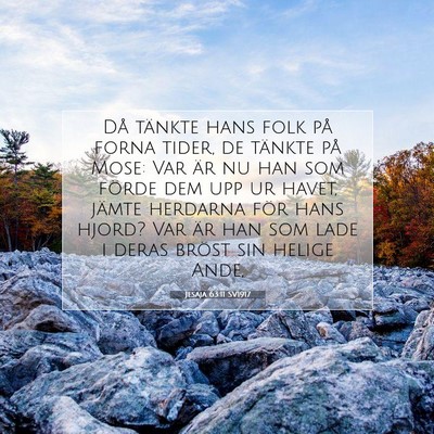 Jesaja 63:11 SV1917 Bild av bibelvers