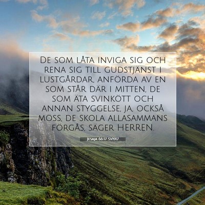 Jesaja 66:17 Bibelvers Förklarad