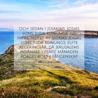 Jeremia 1:3 Bibelvers Förklarad
