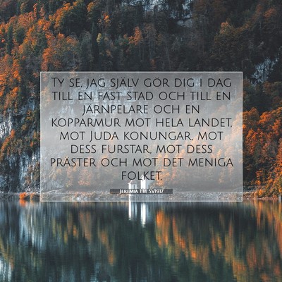 Jeremia 1:18 Bibelvers Förklarad
