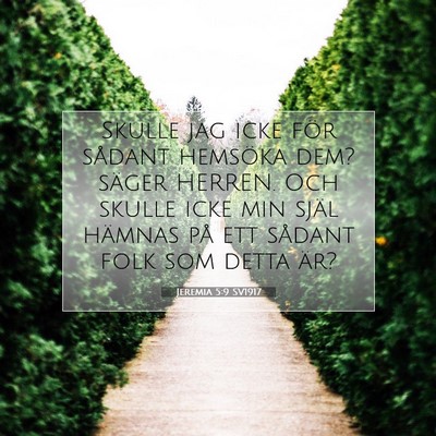 Jeremia 5:9 Bibelvers Förklarad