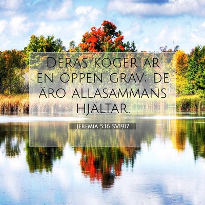 Jeremia 5:16 Bibelvers Förklarad