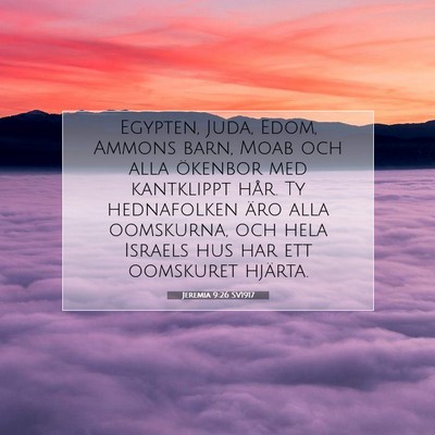 Jeremia 9:26 SV1917 Bild av bibelvers