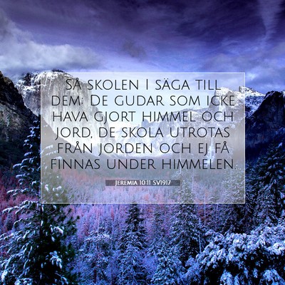 Jeremia 10:11 SV1917 Bild av bibelvers