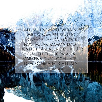 Jeremia 12:9 SV1917 Bild av bibelvers