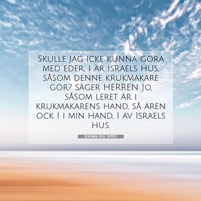 Jeremia 18:6 Bibelvers Förklarad