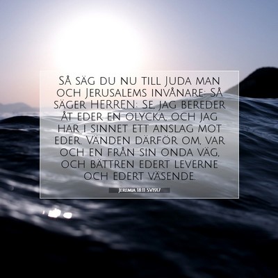 Jeremia 18:11 Bibelvers Förklarad