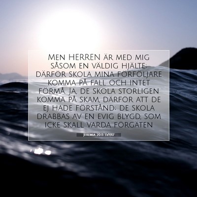 Jeremia 20:11 SV1917 Bild av bibelvers