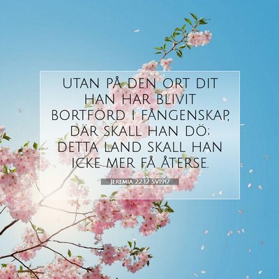 Jeremia 22:12 Bibelvers Förklarad