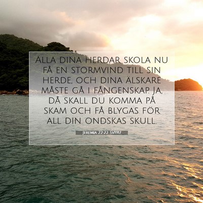 Jeremia 22:22 SV1917 Bild av bibelvers