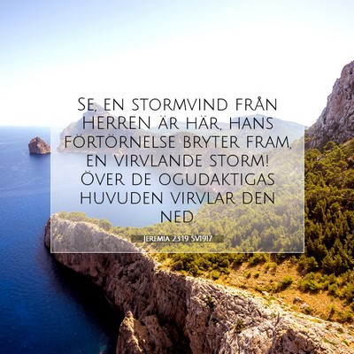 Jeremia 23:19 Bibelvers Förklarad