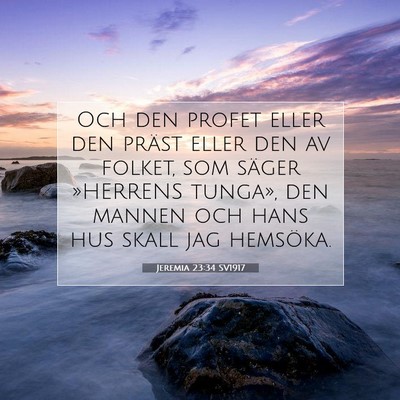 Jeremia 23:34 Bibelvers Förklarad