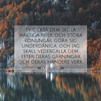 Jeremia 25:14 Bibelvers Förklarad