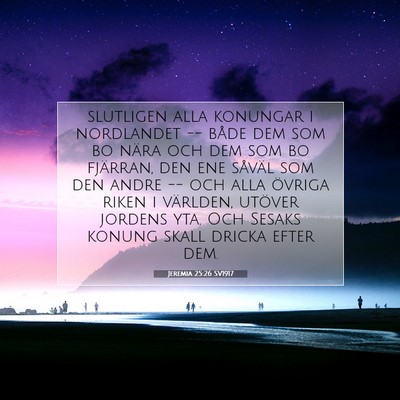 Jeremia 25:26 SV1917 Bild av bibelvers