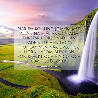 Jeremia 26:21 Bibelvers Förklarad